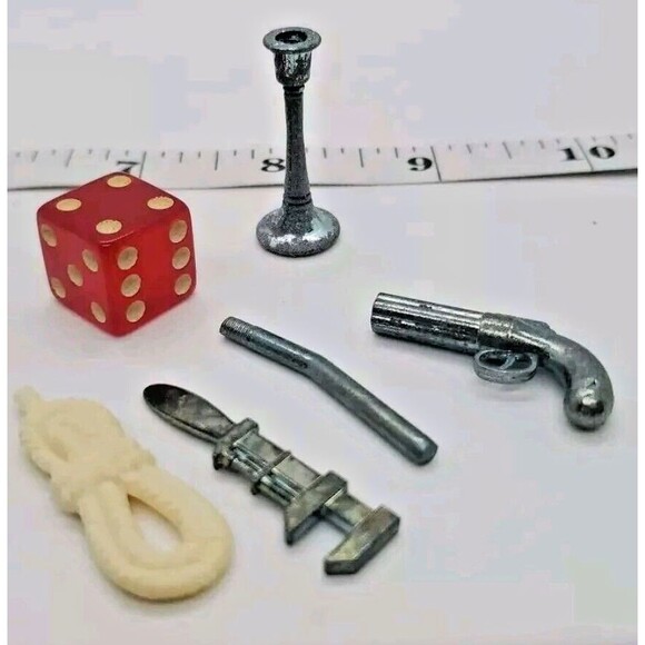 Clue Wepon Replacement Pieces Vintage Mystery Game 80's - Picture 1 of 10